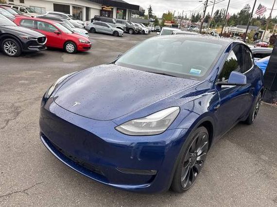 TESLA MODEL Y 2022 7SAYGDEF6NF487218 image